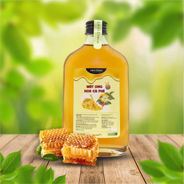 <p>Mật ong nguyên chất từ hoa cà phê</p>