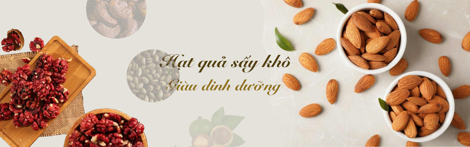 Cung cấp sỉ lẻ các loại hạt sấy khô như mắc ca, hạnh nhân, óc chó, hạt điều