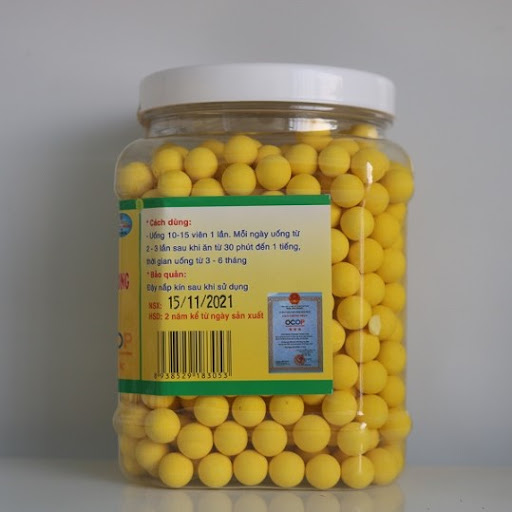 Viên tinh bột nghệ mật ong